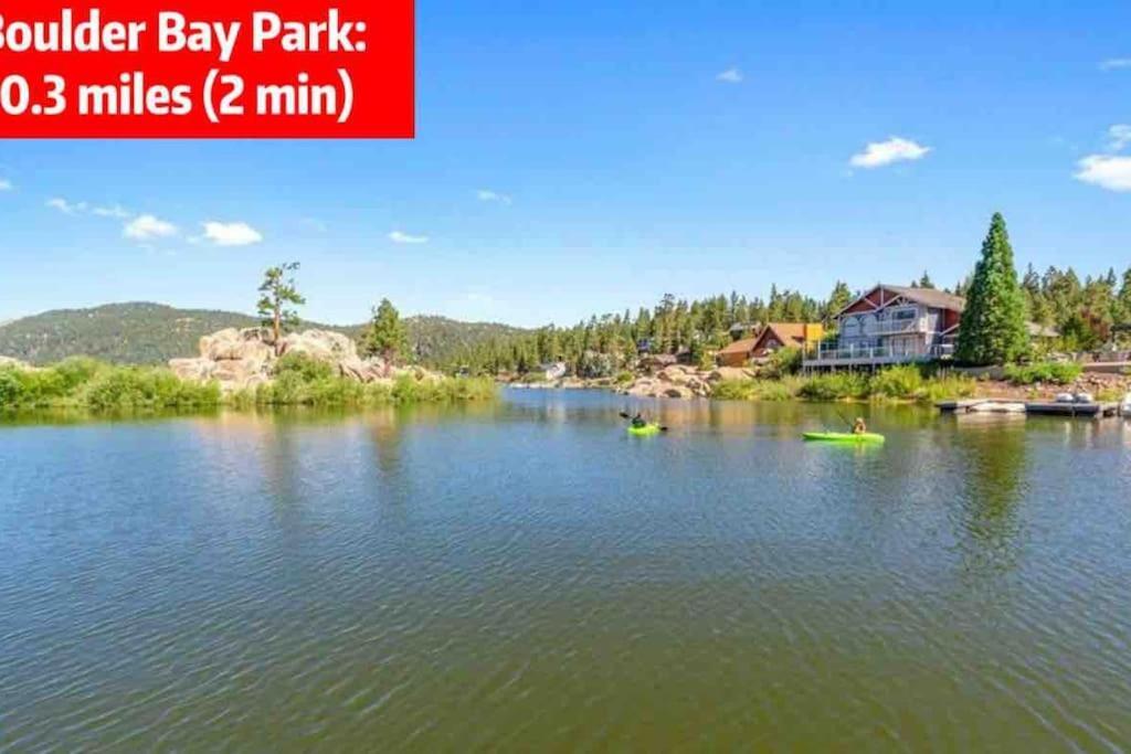 1 B1B Lake Cabin/Walk To Lake/Boulder Bay Park بيغ بير لاكي، سان بيرناردينو، كاليفورنيا المظهر الخارجي الصورة