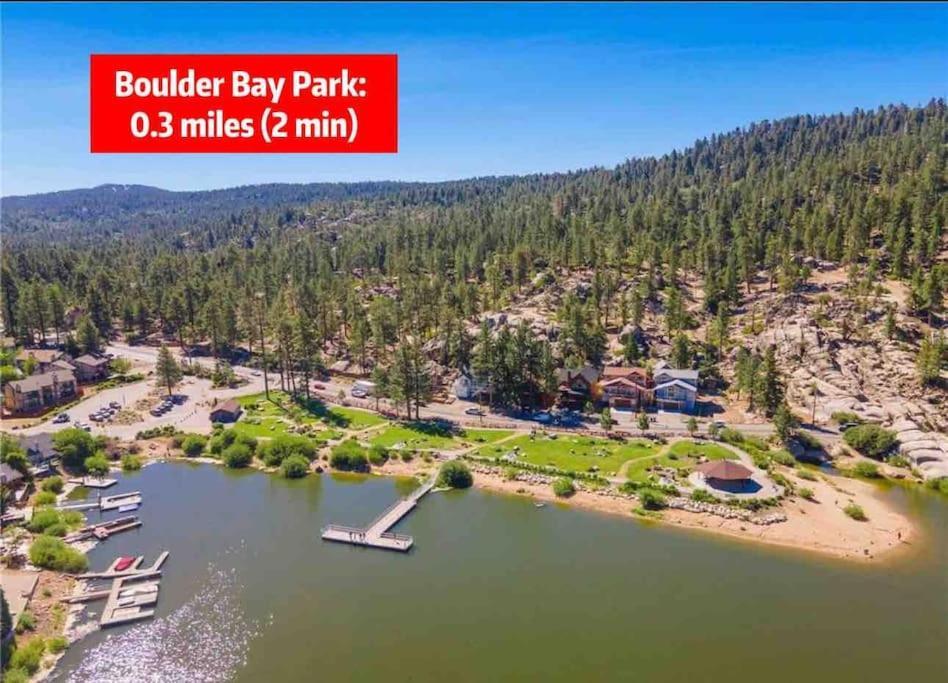 1 B1B Lake Cabin/Walk To Lake/Boulder Bay Park بيغ بير لاكي، سان بيرناردينو، كاليفورنيا المظهر الخارجي الصورة